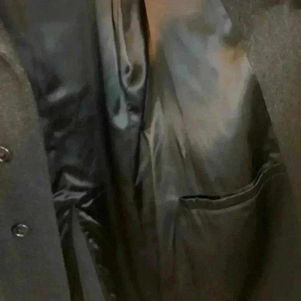 Vintage Nordstrom dark grey wool overcoat - Picture 7 of 9